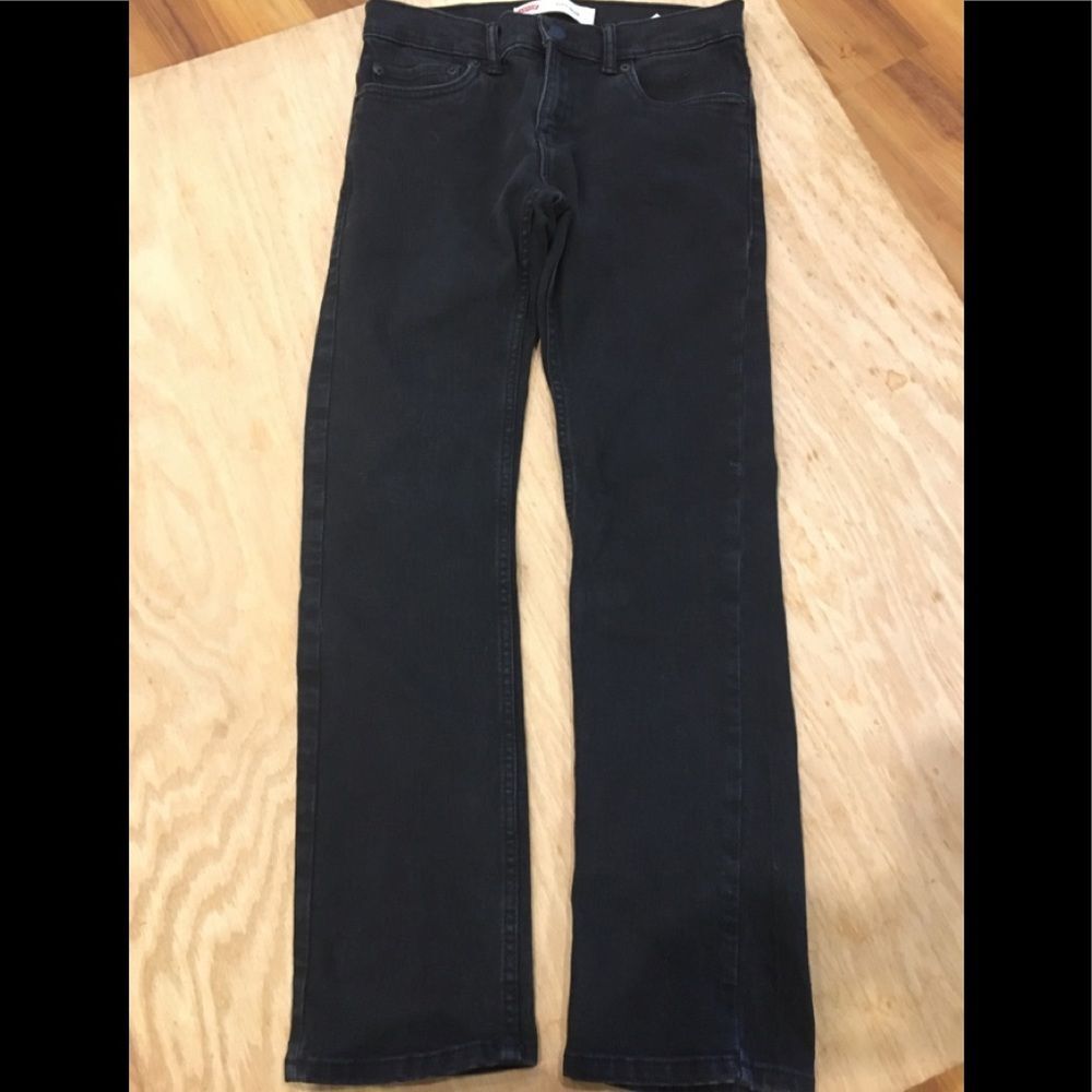 Levis 511 slim black jeans 27 x 27 straight leg